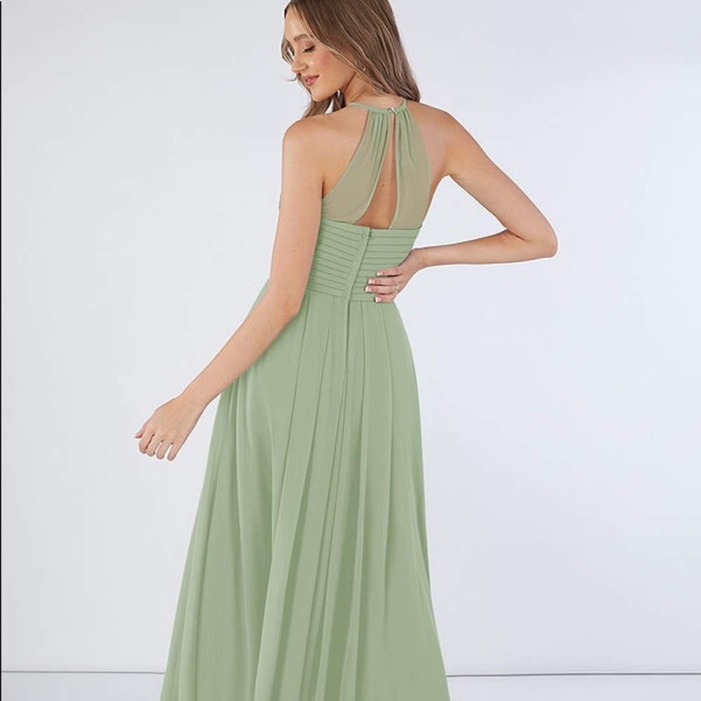 AZAZIE dusty sage bridesmaid dress
